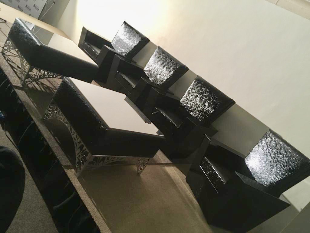 Black event furniture hire