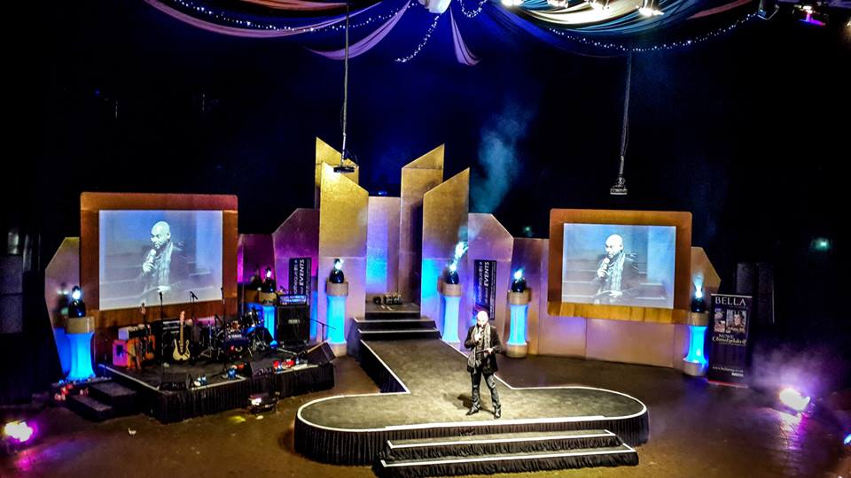 Stage setup event hire