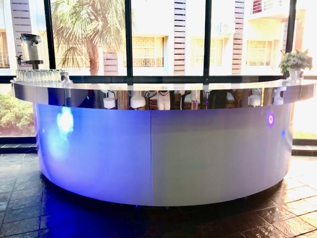 White furniture reception