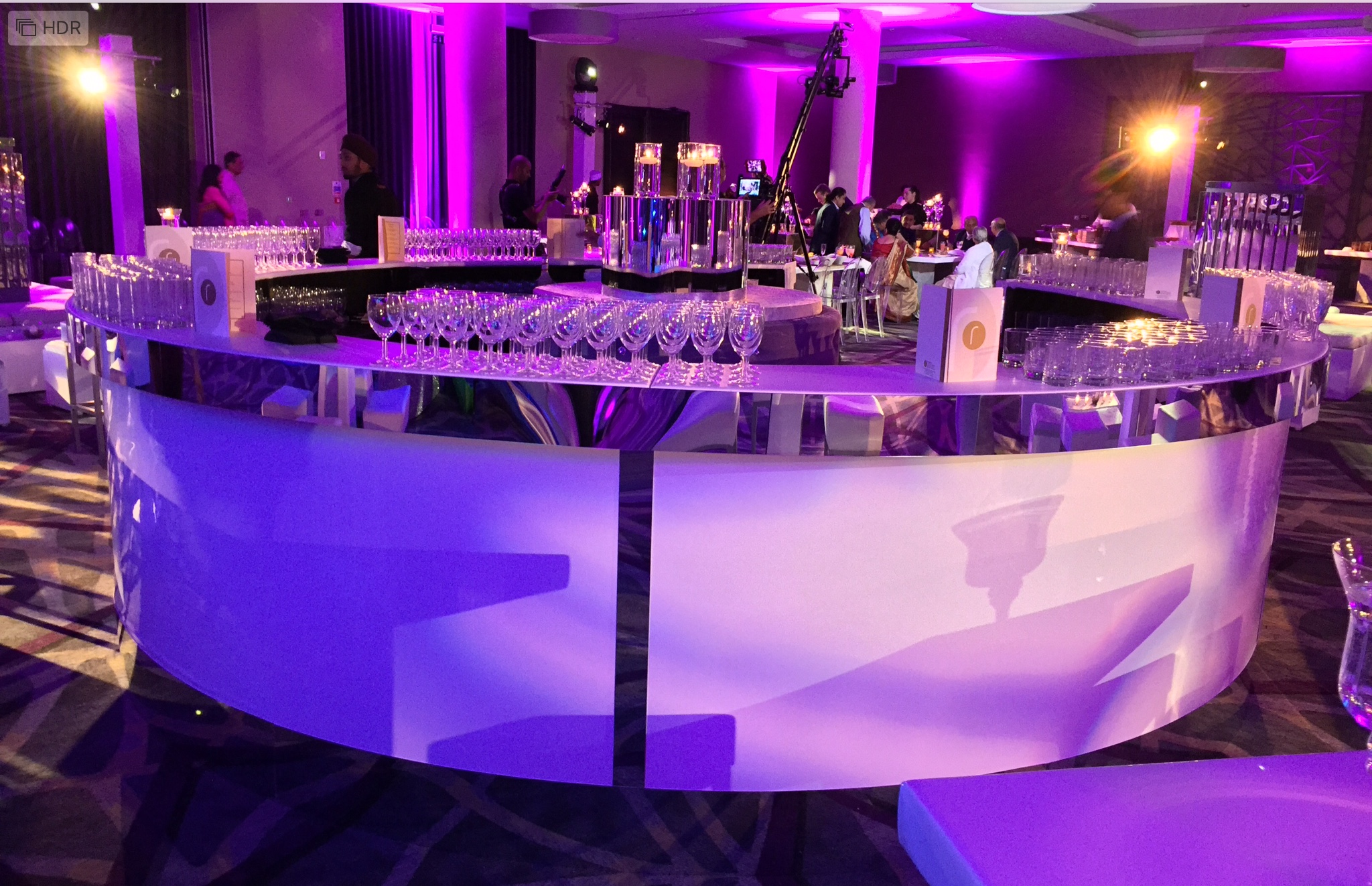 White furniture lounge hire