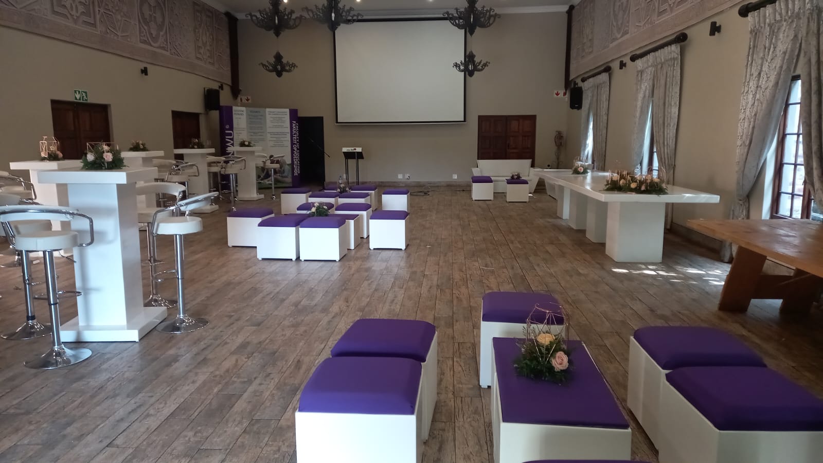 White furniture styled