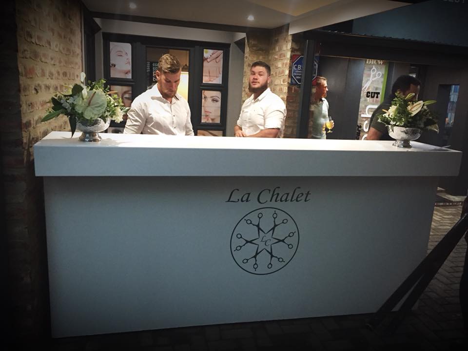 White furniture corporate event